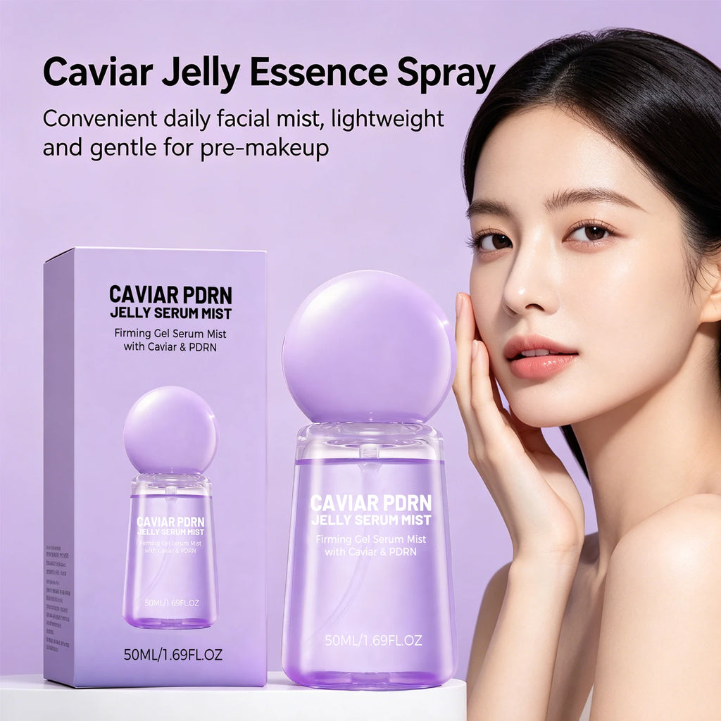 Caviar Face Serum Firming Hydrating Pdrn Jelly Serum Mist Improve Dullness Brightening Essence Spray Moisturizing Before Makeup Oasis Select