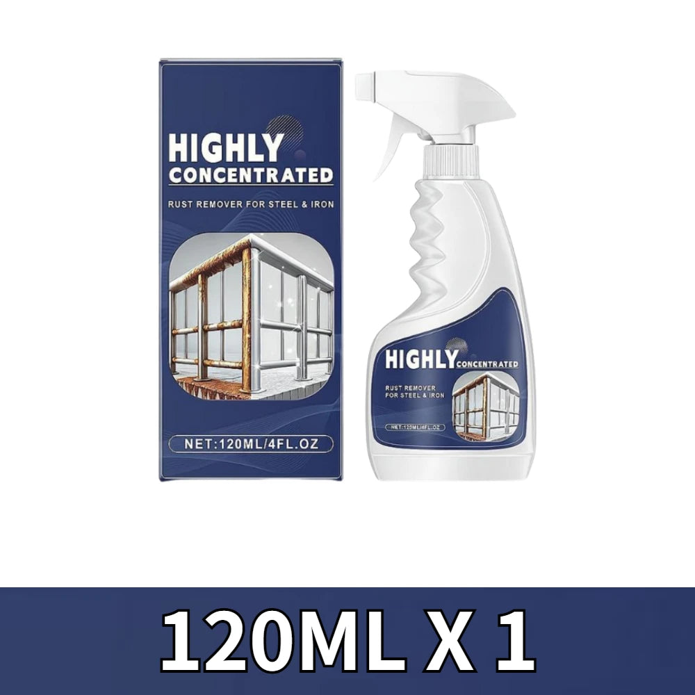 120ML Heavy-Duty Metal Rust Remover Powerful Fast Acting Rust Dissolver & Anti-Rust Coating For Metal Car Multi-Surface Cleaner Oasis Select 120ml X 1