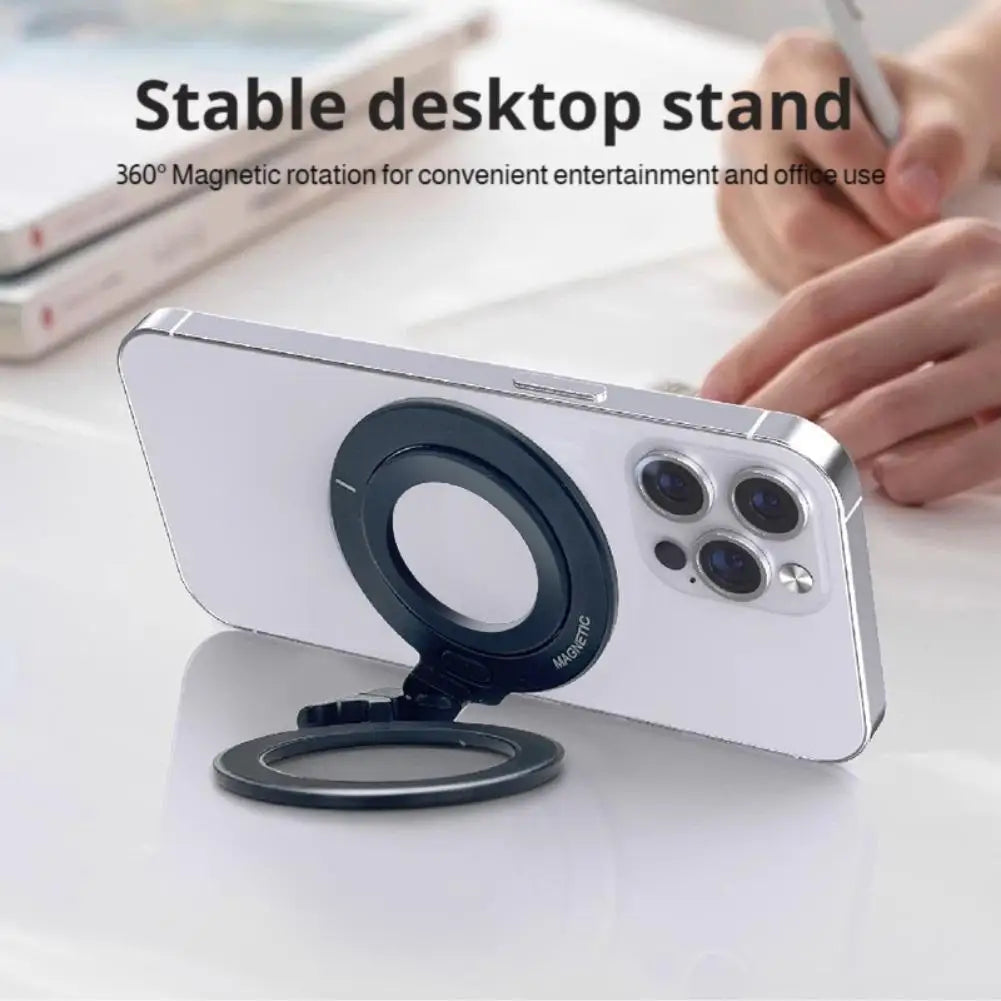 Magnetic Phone Ring Holder – 360° Rotatable MagSafe Stand
