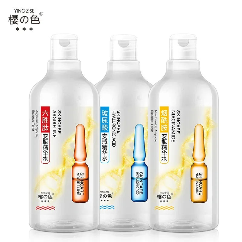 500ml 24K Gold Ampoule Essence Vitamin C Hyaluronic Acid Nicotinamide Polypeptide Moisturizing Firming Brightening Skin Water Oasis Select