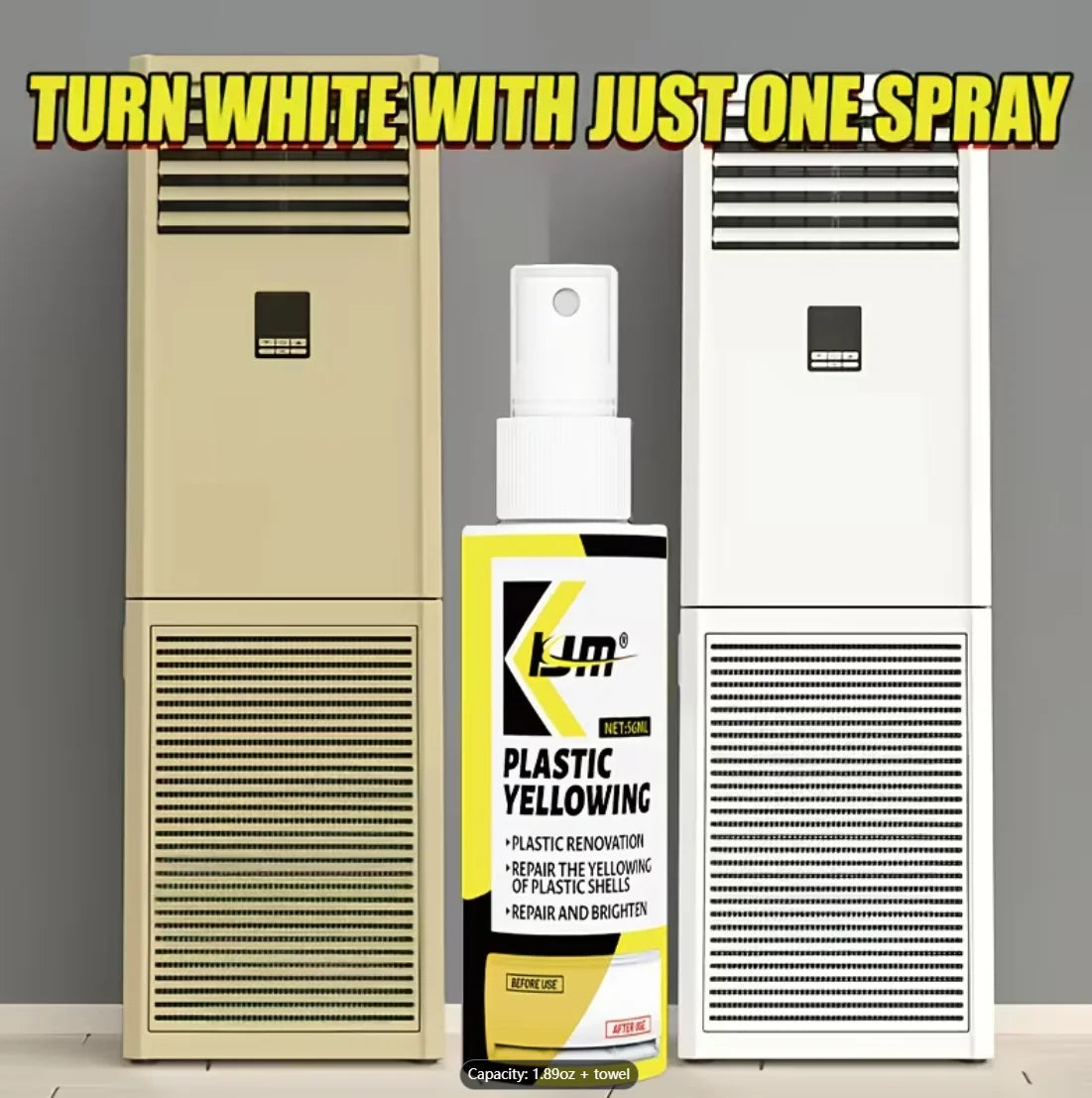 Plastic Yellowing Remover Spray – Restore White Plastic Easily Plastic Restorer Spray Oasis Select Default Title