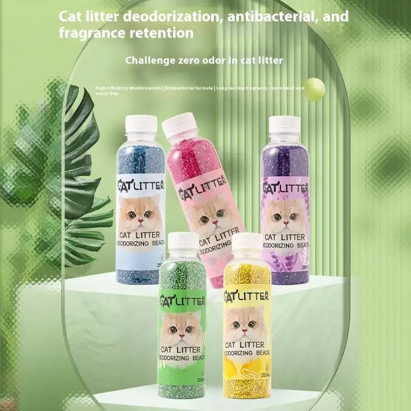 Cat Litter Deodorizing Beads Toilet Granules Litter Box Long Lasting Freshness Air Purification Deodorizer Pet Cleaning Products Oasis Select