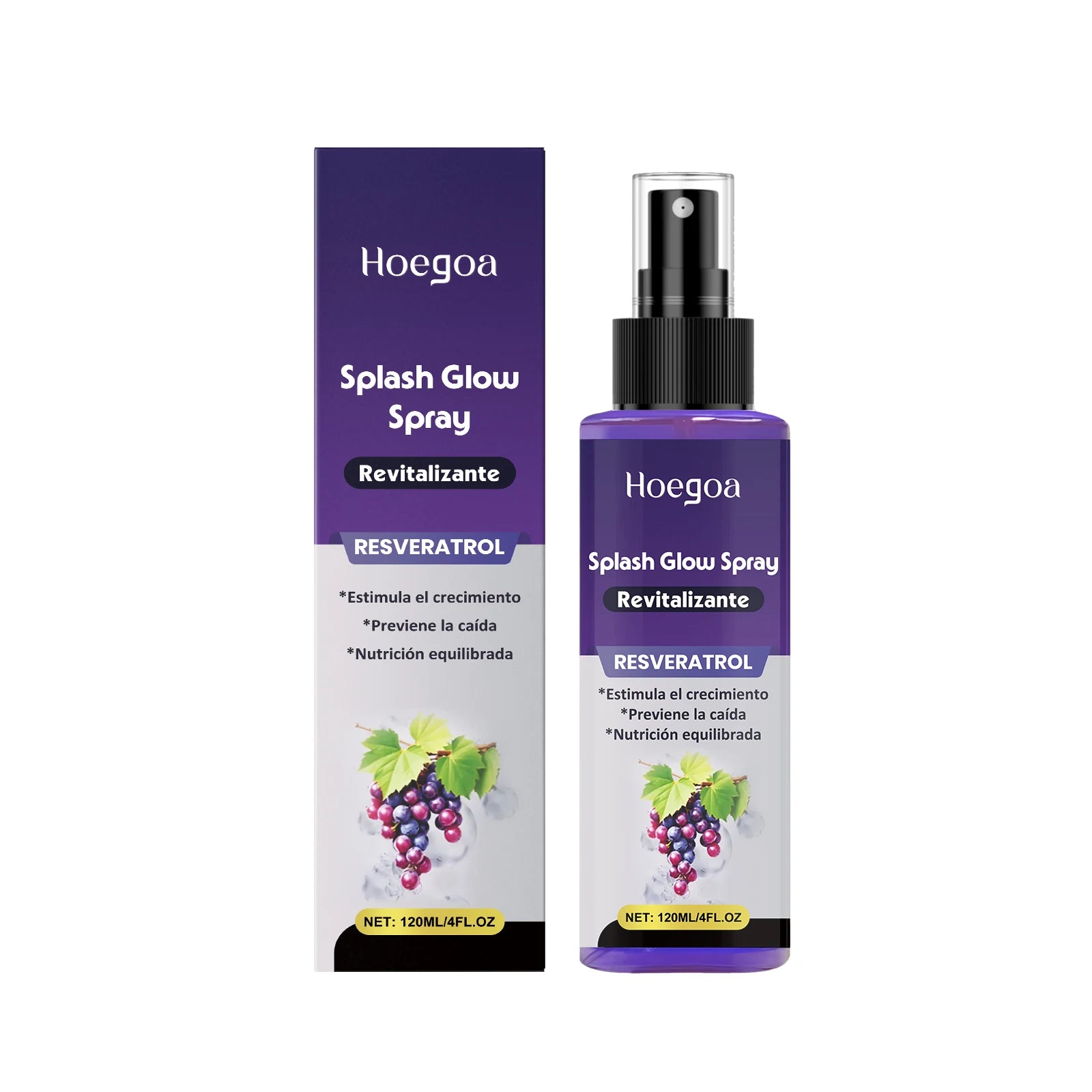 HOEGOA Resveratrol Hair Growth Spray – Thickening Serum 120ml