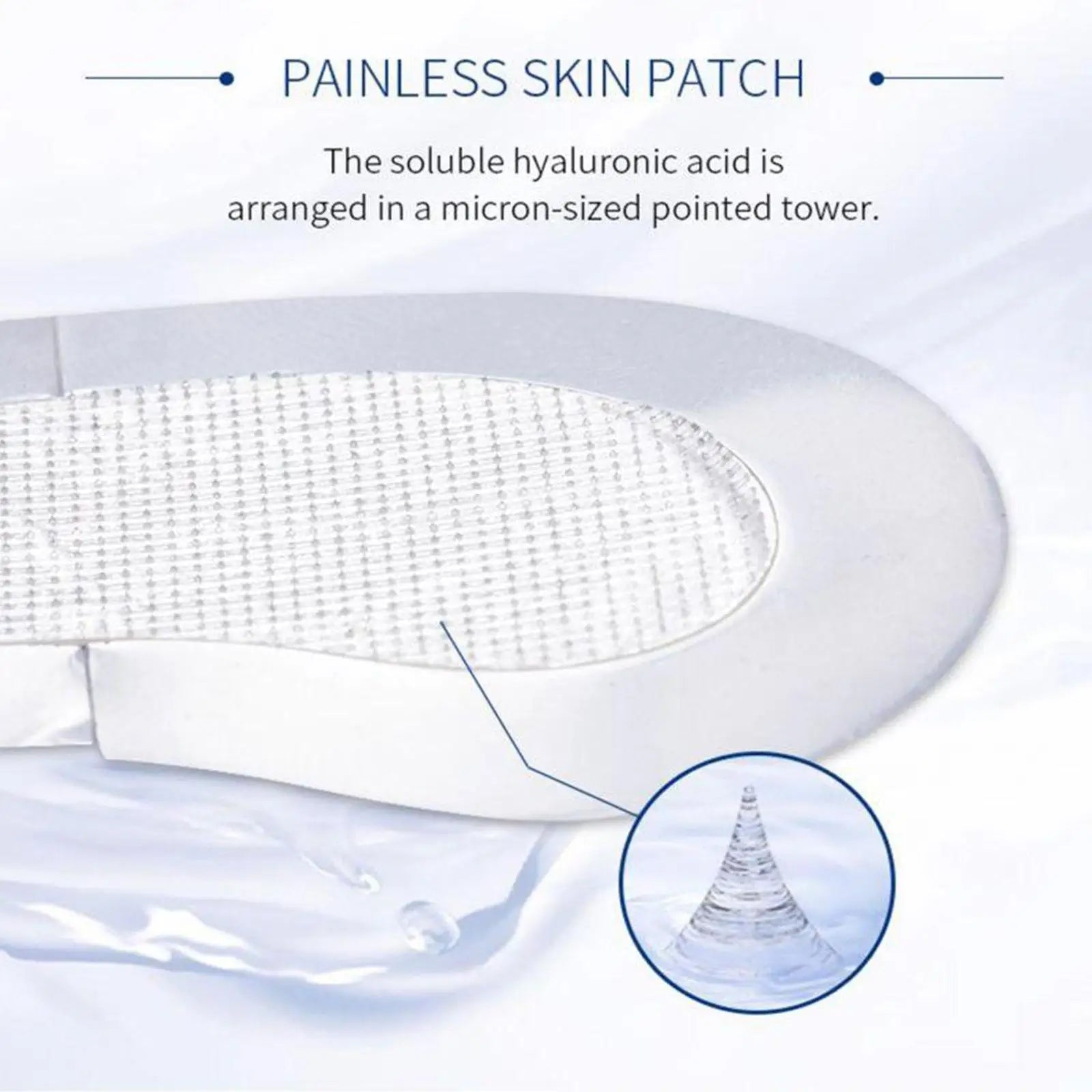 100 Pairs Hyaluronic Acid Microneedle Eye Patches – Firm & Brighten