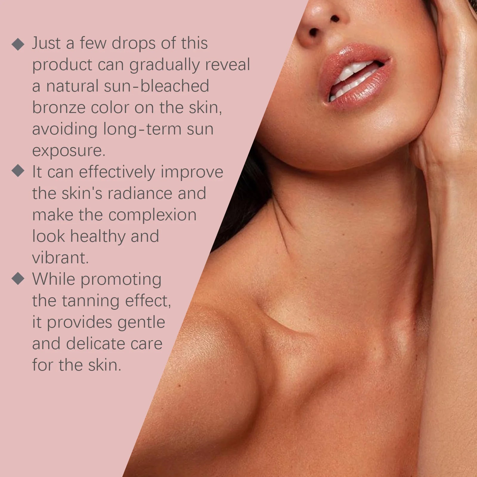 Jaysuing Watermelon Self Tanner Dark Drops – Vitamin E 60ml Self-Tanning Drops Oasis Select