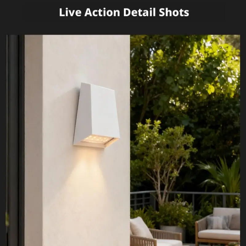 SHINEKNOT LED Motion Sensor Emergency Wall Light | IP65
