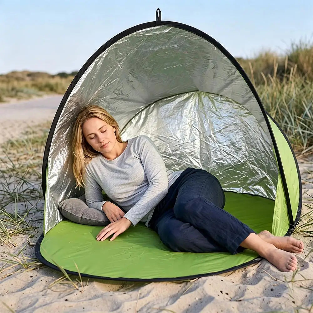 Pop-Up Beach Tent UPF50+ UV Protection – Ultra-Light 1-Person
