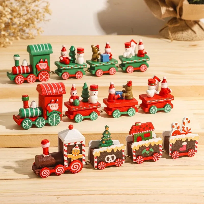 Christmas Decorations for Home Cristmas Ornament Christmas Train Merry Xmas Navidad Noel Gifts Happy New Year Oasis Select