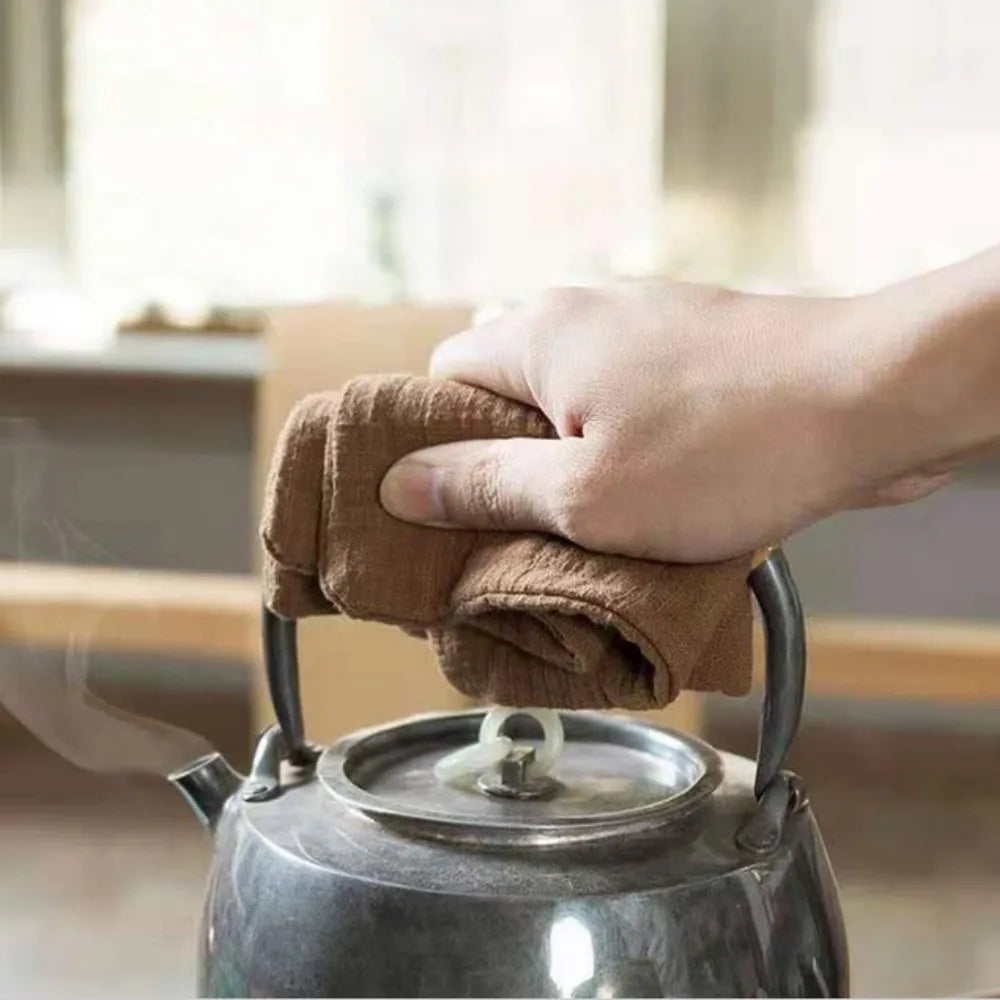 Durable Cotton Tea Cloth Lightweight Embroidery Cleaning Rag Ultra-soft High-class Fabric Cotton and Linen Tea Towels Oasis Select