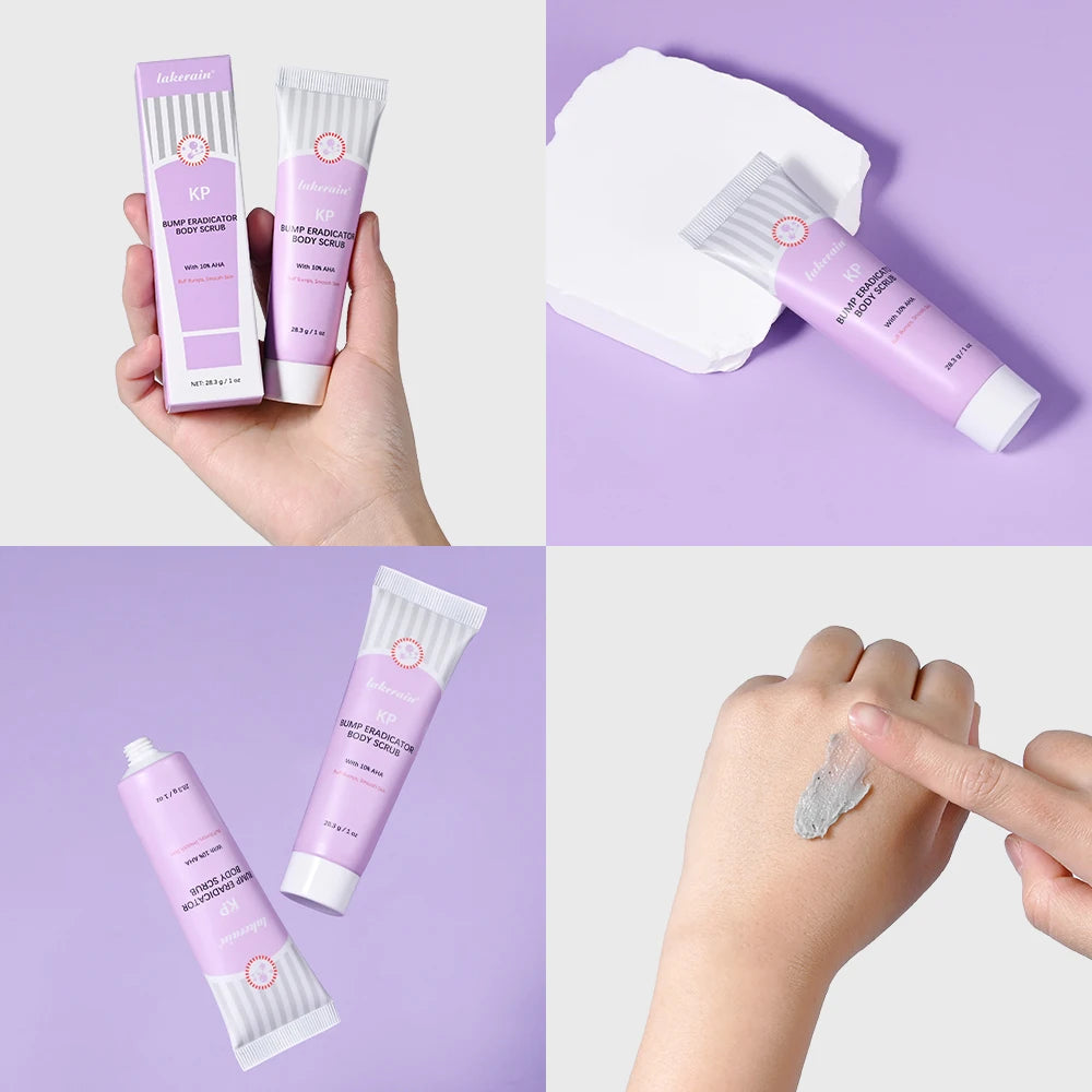 KP Bump Eraser Body Scrub Keratosis Pilaris Skin Exfoliator Helps Reduce Chicken Bumps Exfoliate Buff Bumps Smooth Skin Care Oasis Select