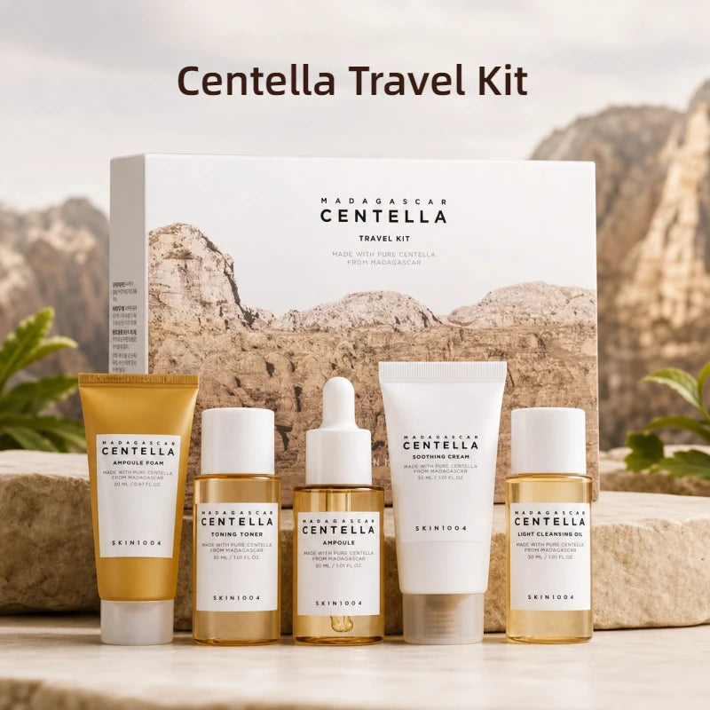 SKIN1004 Korean Centella Travel Kit – 5-Piece Mini Skincare Set