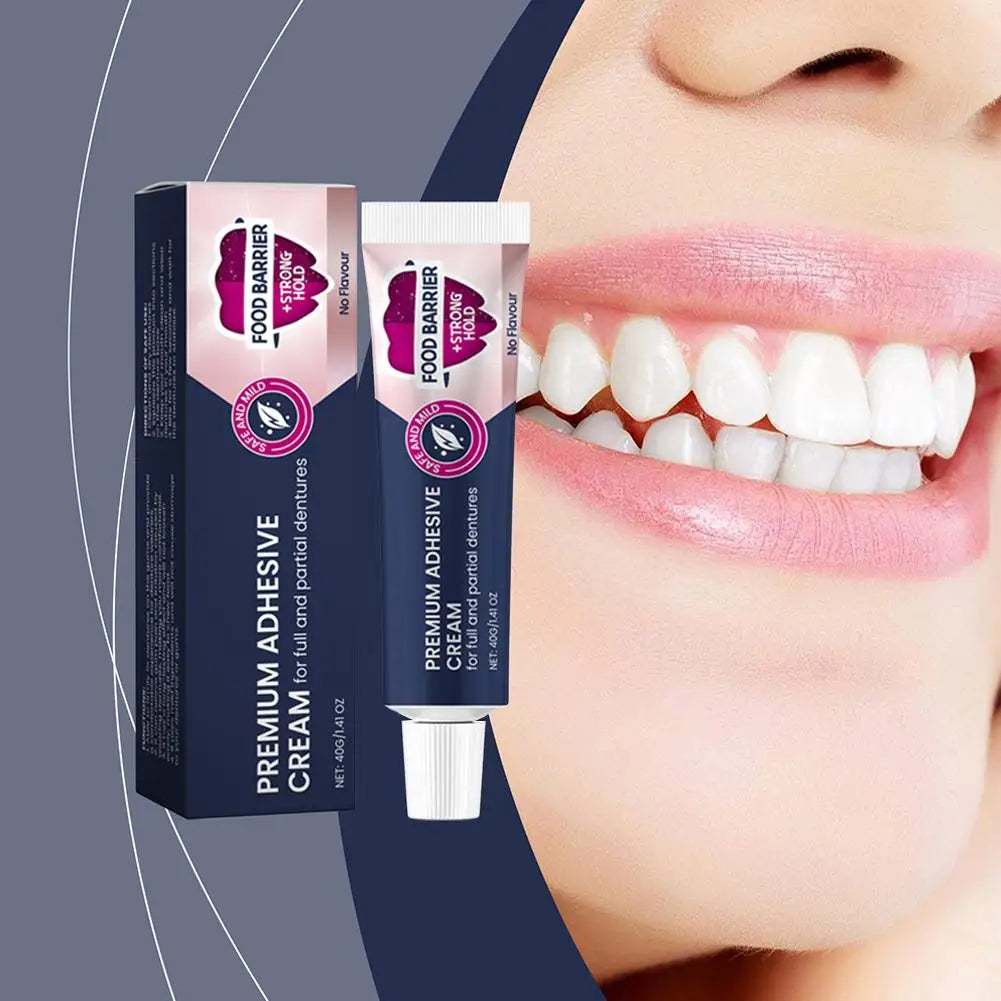Strong Hold Denture Adhesive Cream – All-Day Fix, 40g