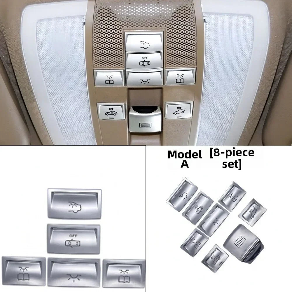 6/8pcs Roof Reading Lamp Button Patch For Mercedes For E Class 2009-2015 For Mercedes For C Class 2007-2014 For CLS 2013-2021 Oasis Select A China Mainland