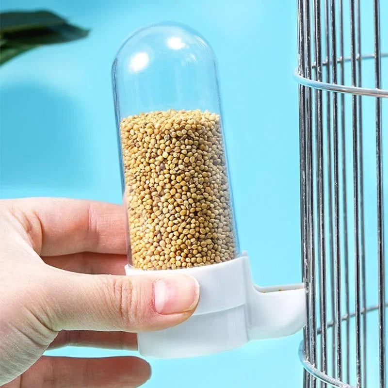 Hanging Pet Feeder Squirrel Parrot Water Dispenser Pet Bird Food Box Cage Accessories Birds Supplies Oasis Select