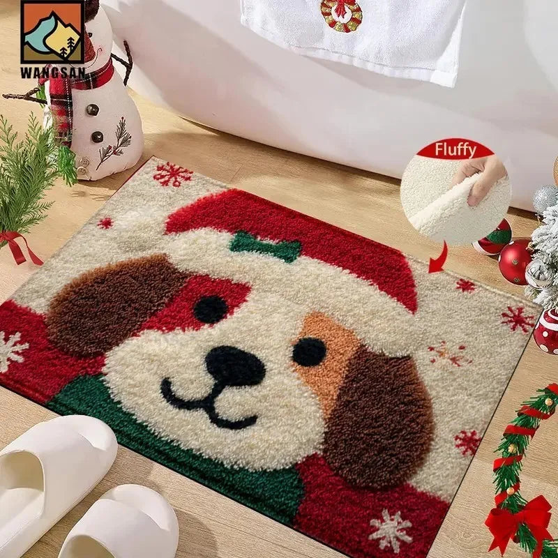 Christmas Carpet Door Merry Christmas Mat Festival Santa Claus Outdoor Decorations Home 2025 Navidad Xmas Ornament New Year 2026 Oasis Select