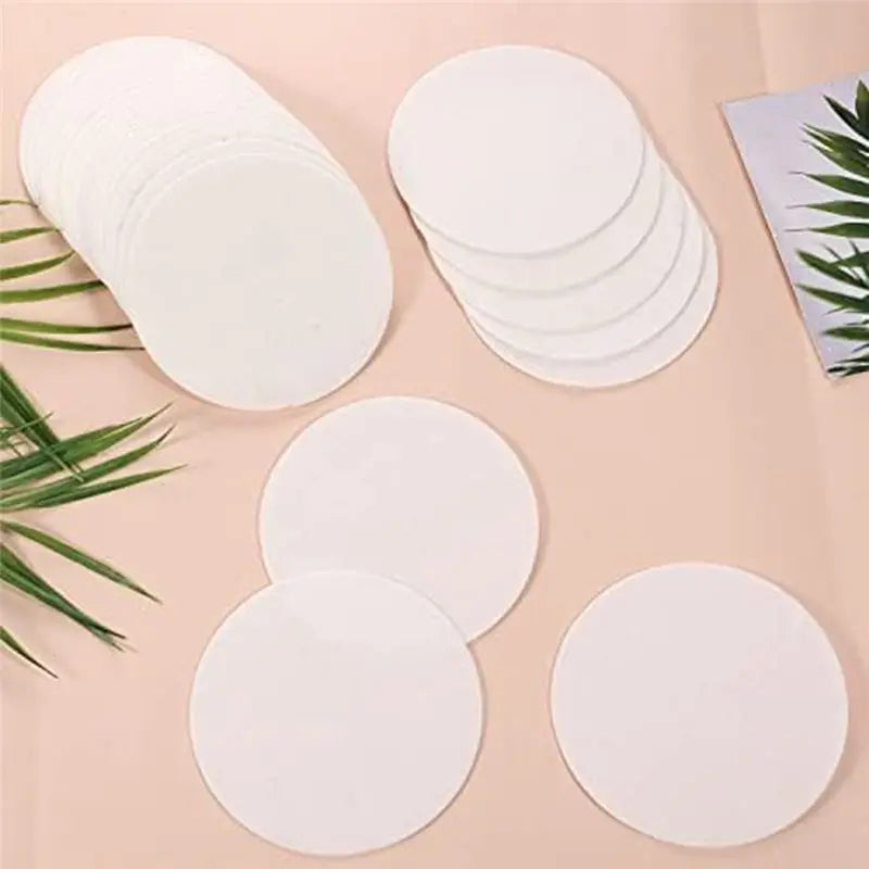 LIKE WISH 100Pcs Microwave Kiln Paper Round, 4.7Inch High Temperature For DIY Glass Fusing Crafts Oasis Select