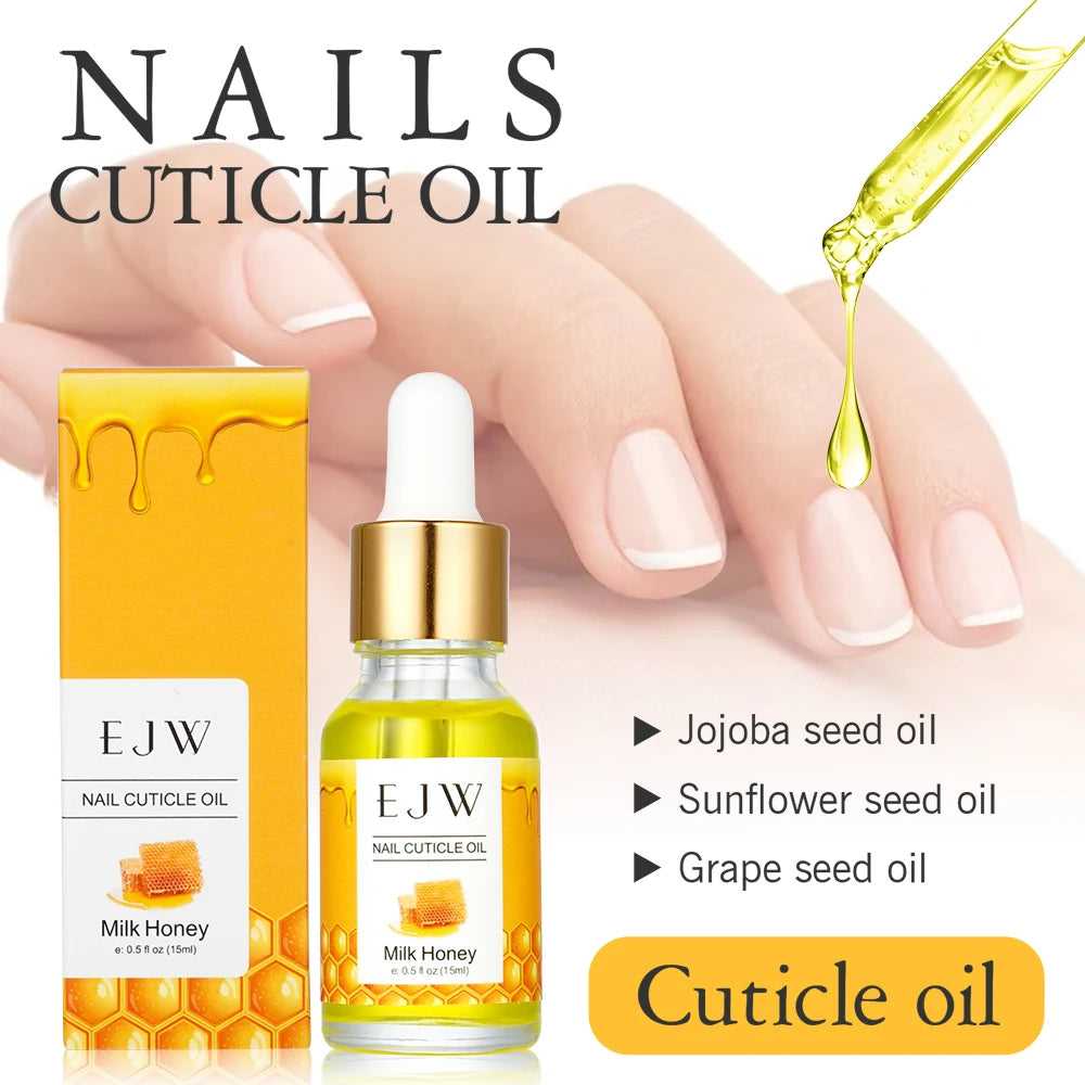 Milk Honey Revitalizing Cuticle Oil, Lightweight Fast-Absorbing Hydrating Nail & Cuticle Conditioner,Strengthener Nail Serum Oasis Select