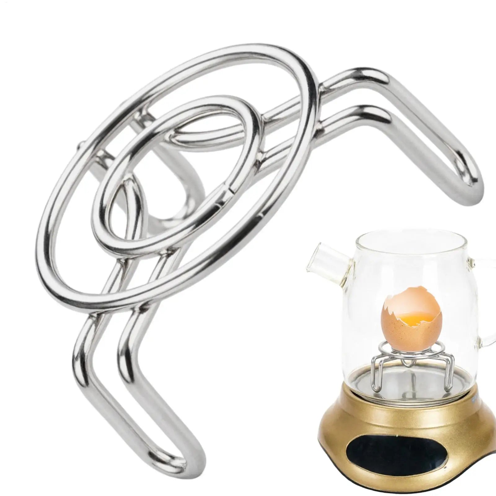 Mini steamer rack multi-functional stainless steel egg steamer rack water-steaming vegetable rack Mini Stainless Steel Cookware Oasis Select