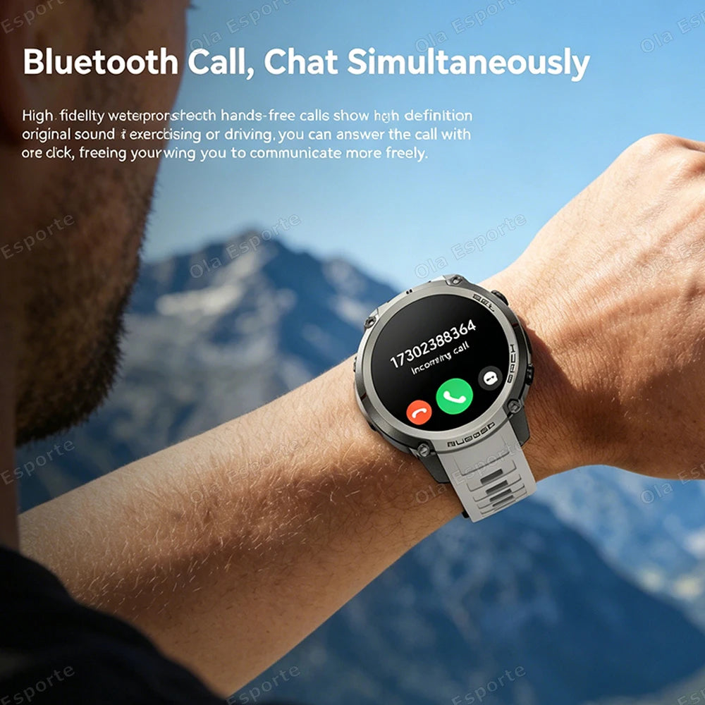 Ola Esporte GPS Smart Watch AMOLED 5ATM 170+ Sports HD Call