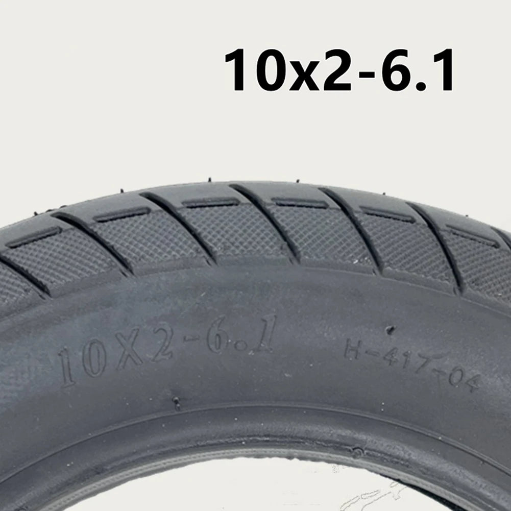 Tyre Inflated Tyre Parts & Accessorie 450g Black Inflated Replacement Rubber Scooter Thickened Tire 10x2-6.1 1PCS Oasis Select