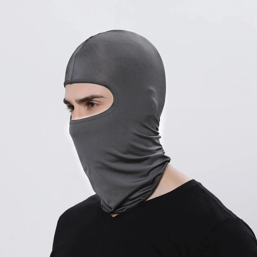 Balaclava Motorcycle Face Mask Moto Helmet Bandana Hood Ski Neck Full Face Mask Windproof Dustproof Face Shield Men's Biker Mask Oasis Select 1PCS Dark Gray