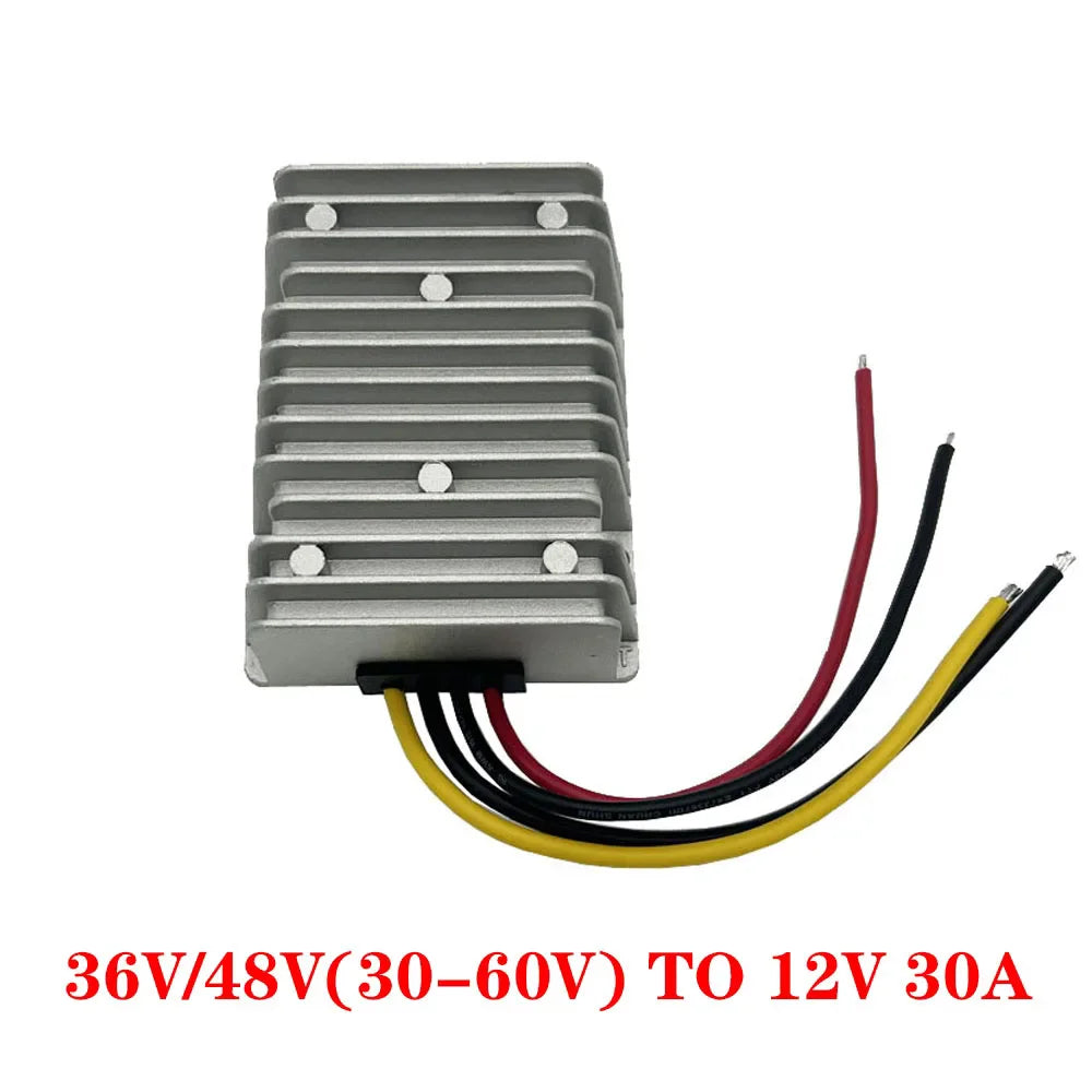 Step Down Voltage Regulator Transformer DC 24V 36V 48V 60V 72V 18-90V to 12V 10A 20A 30A 40A Car Power Supply DC DC Converter Oasis Select 48V to 12V 30A