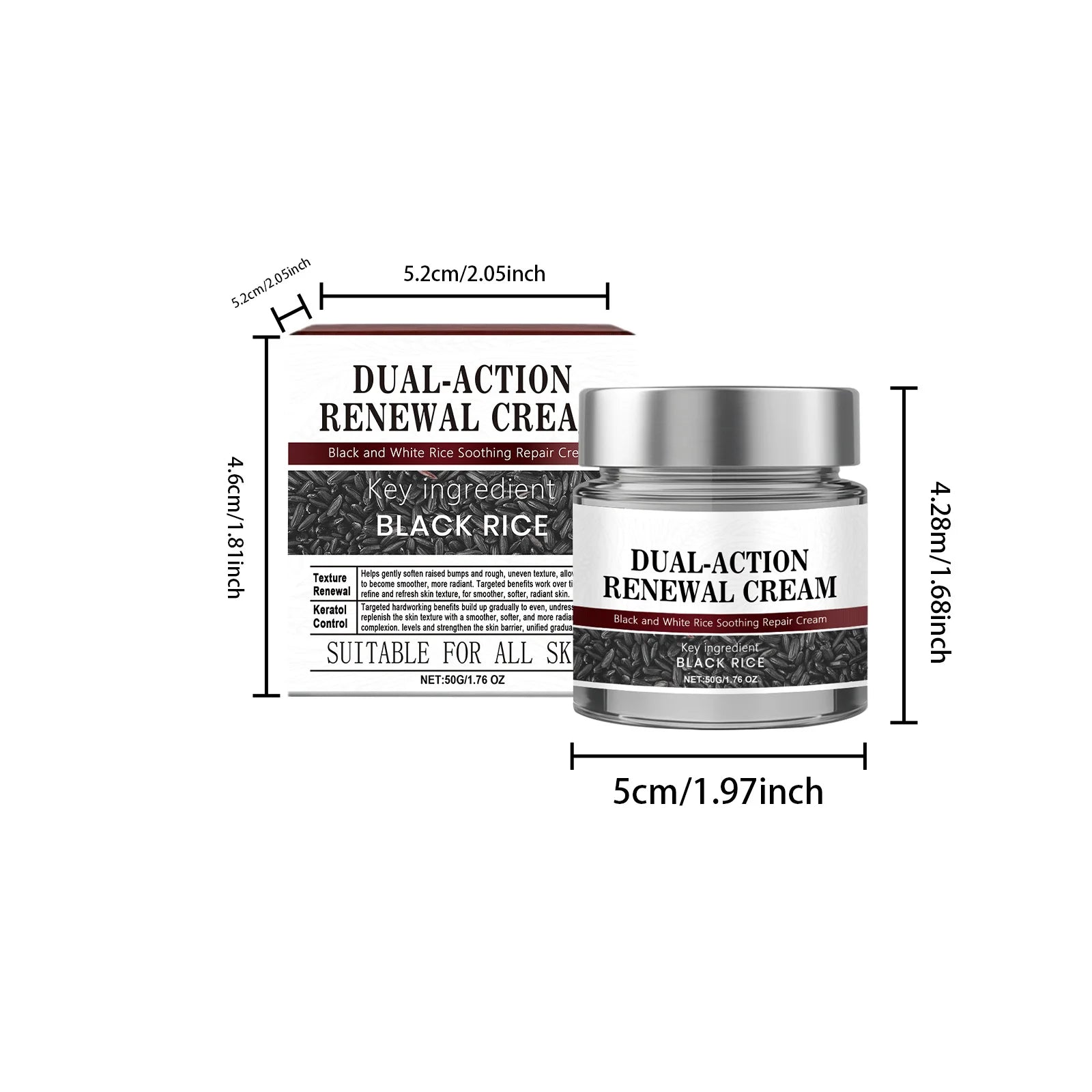 Hoygi Rice Niacinamide Cream – Dry & Sensitive Skin Relief Moisturizing Cream Oasis Select
