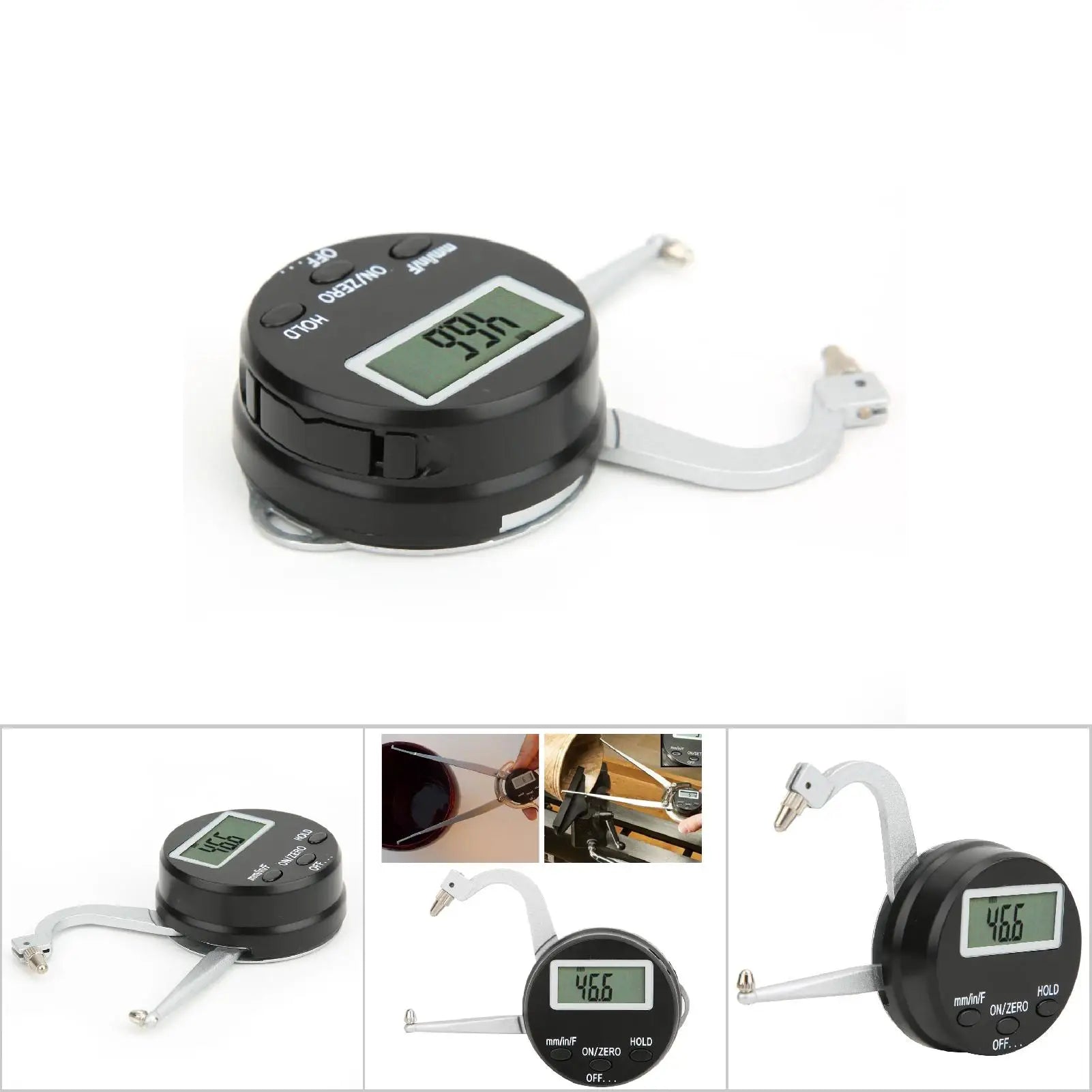 Electronic Measuring Caliper 0~25mm External Diameter Digital Displayed Measuring Gauge Outside Measuring Gauge Digital Caliper Oasis Select