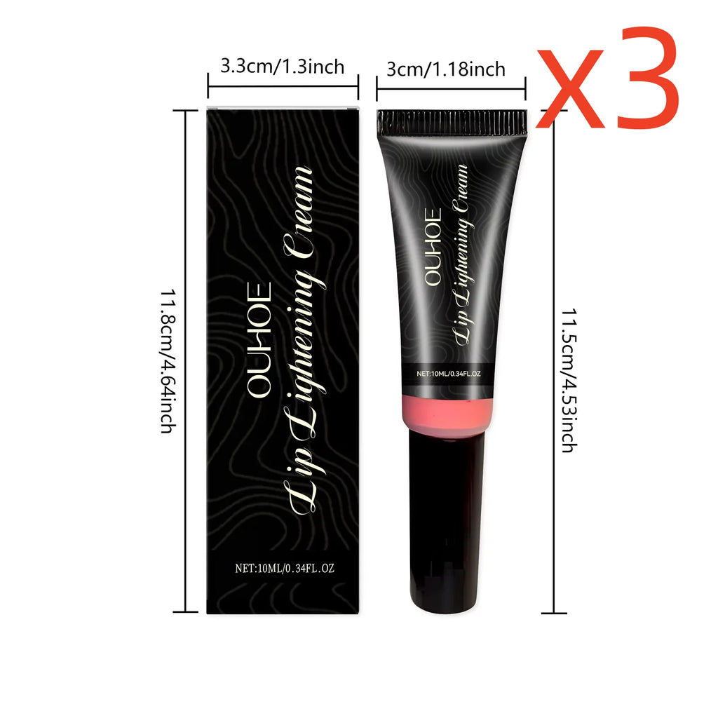 Lip Brightening Cream Enhance Gloss Elasticity Moisturize Nourish Beautify Lip Prevent Chap Dry Fineline Dark Brighten Lip Cream Oasis Select 30ml boxed