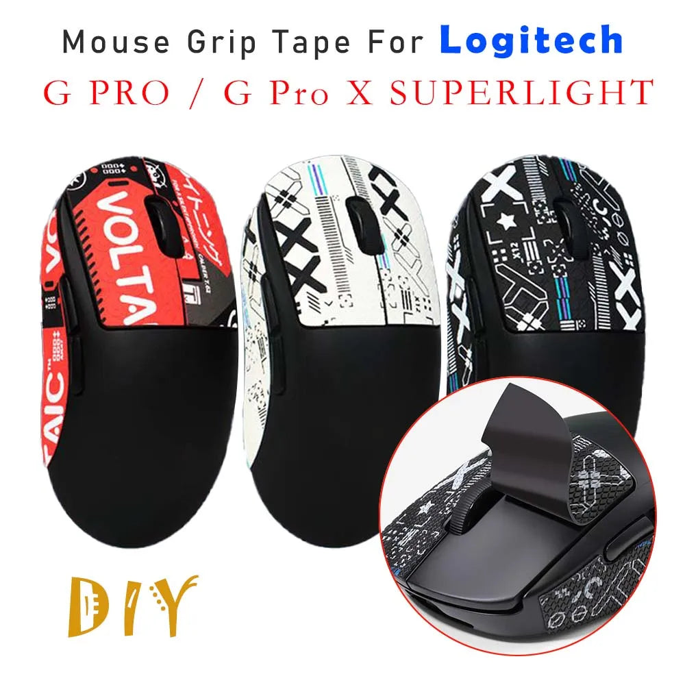 Mouse Grip Tape for Logitech G PRO X Superlight – Non-Slip Mouse Grip Tape Oasis Select
