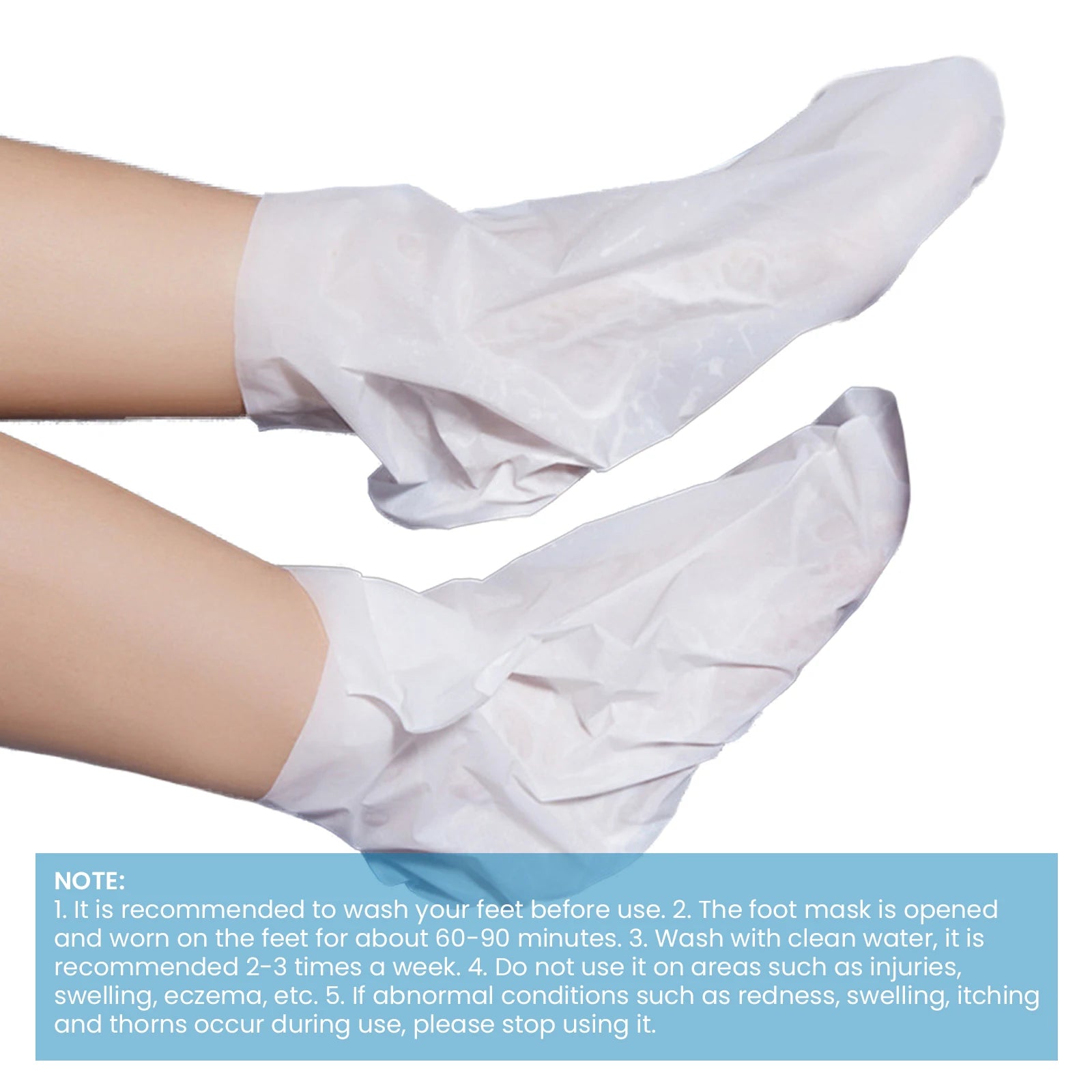Exfoliating Foot Peel Mask – Remove Calluses & Dead Skin Foot Peel Mask Oasis Select