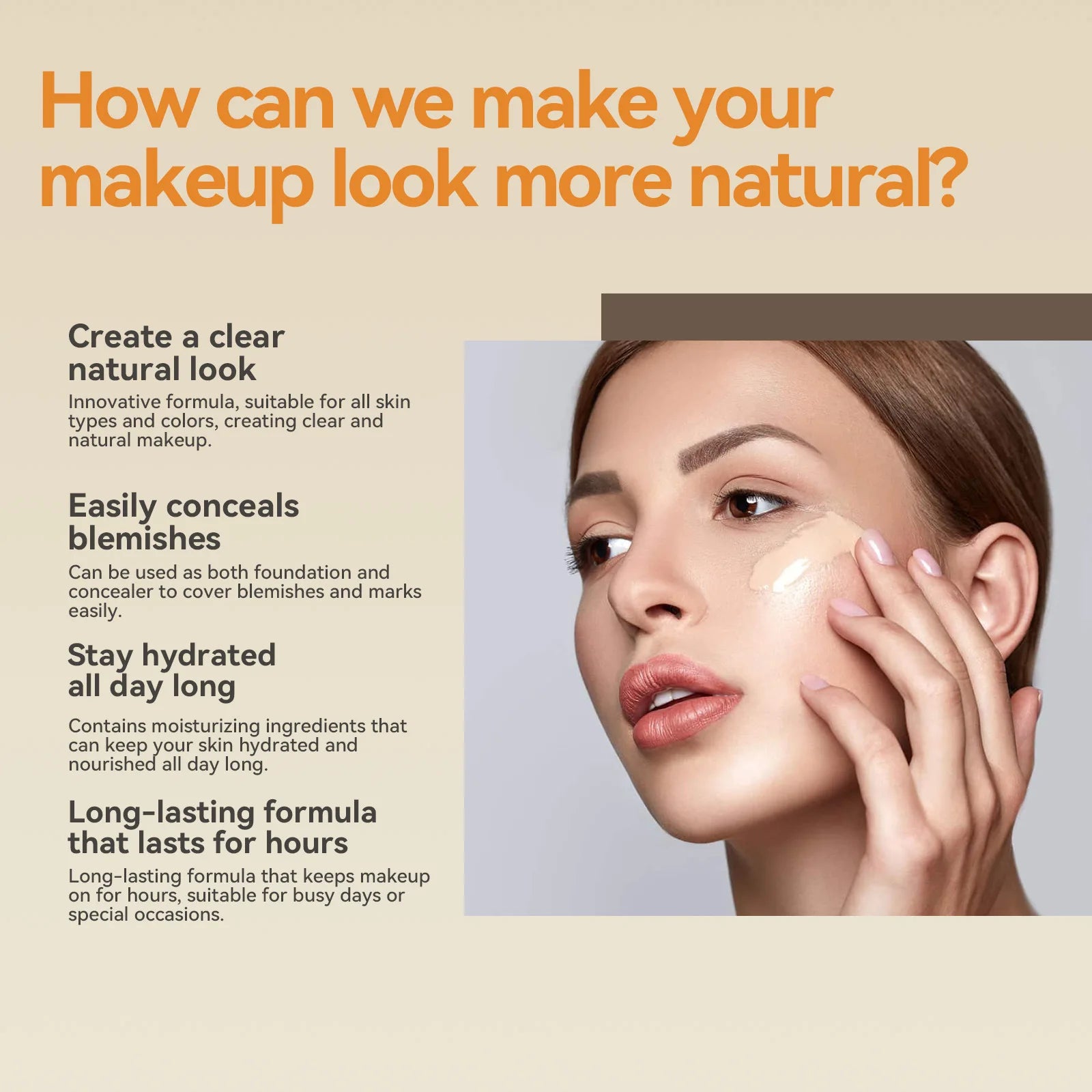 Jaysuing Full Coverage Waterproof Liquid Foundation 30ml