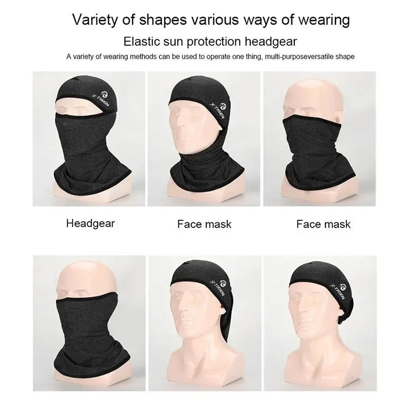 X-TIGER Face Mask Absorb Sweat Cycling Fishing Training Face Scarf Neck Gaiter Bicycle Sun Protection Sport Face Mask Oasis Select