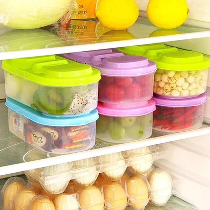 1PC Healthy Plastic Food Container Portable Lunch Box Capacity Camping Picnic Food Fruit Container Storage Box for Kids Dinnerw Oasis Select