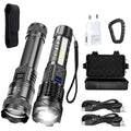P50 LED Tactical Flashlight 2000LM | Zoom, Rechargeable USB-C