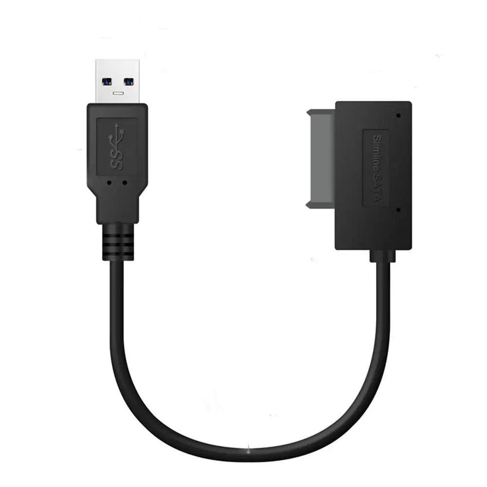 for Laptop CD/DVD Easy Drive Cord ROM Slimline Drive USB2.0 to Mini Sata Cable Converter Cable Adapter Cord Slimline Drive Wire Oasis Select