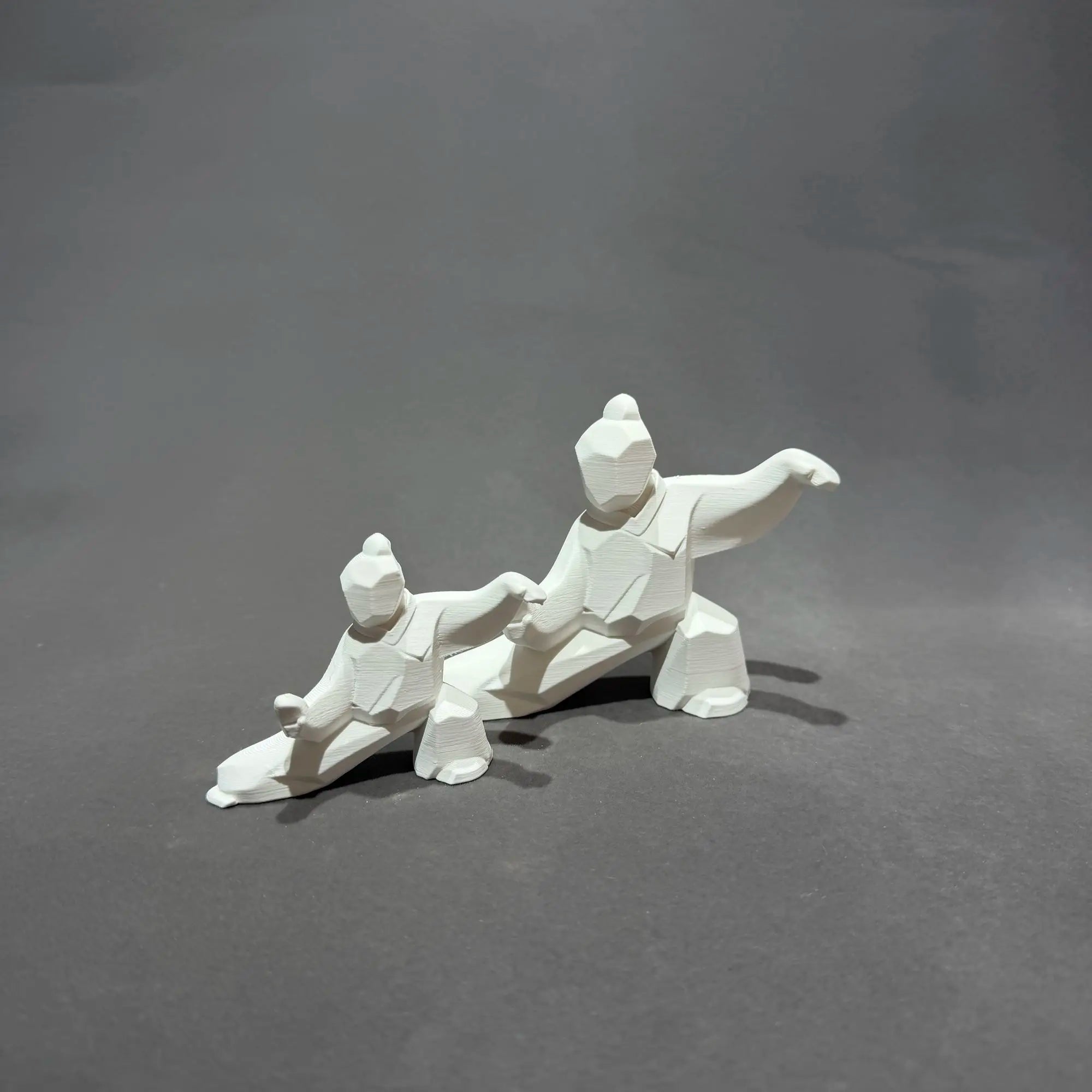 Martial person Art Figurines Set plastic Home fish tank Bonsai Desktop Ornament Kung Fu Pose Statue Figurine Tabletop Decor Gift Oasis Select