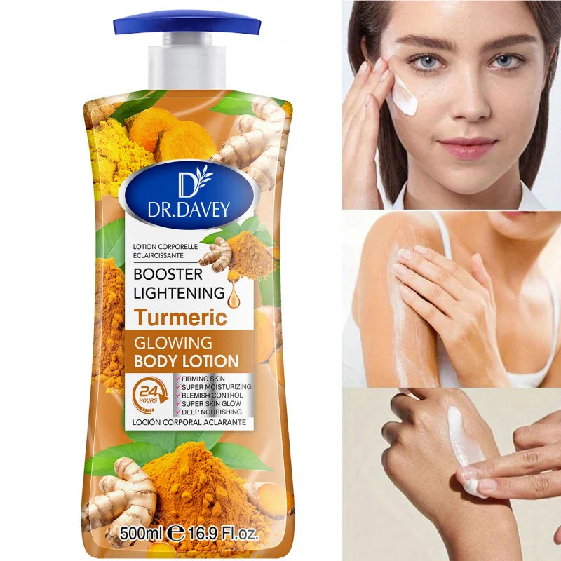 DR.DAVEY Turmeric Glowing Body Lotion 500ml | Moisturizing
