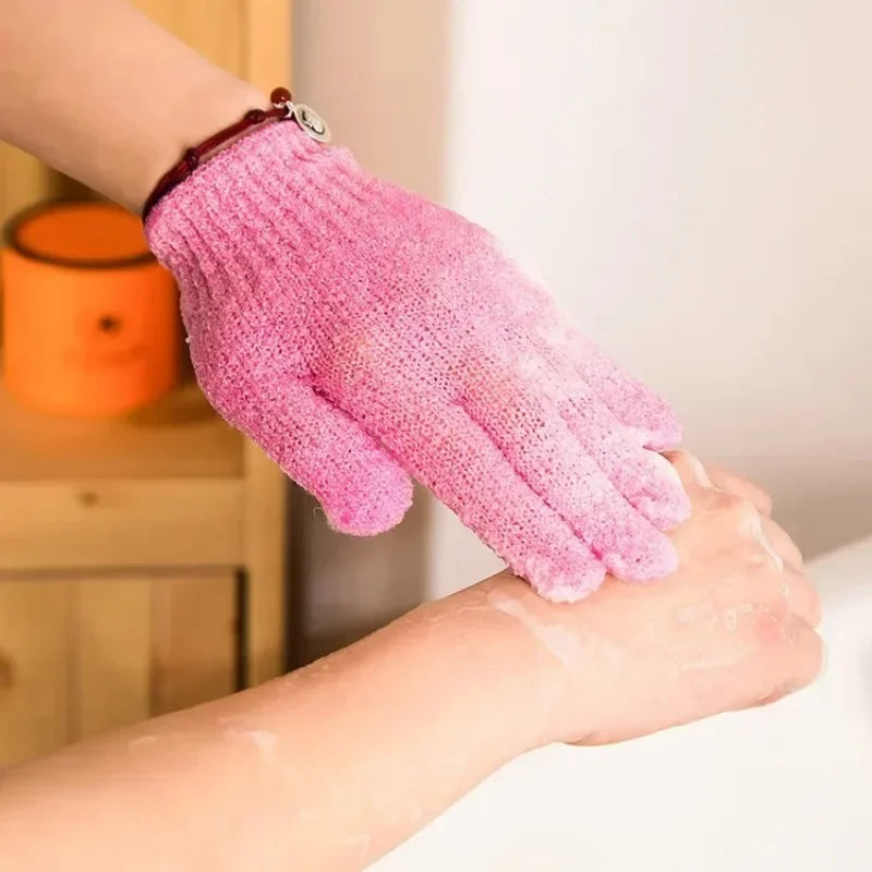 1pcs Bath for Peeling Exfoliating Mitt Glove Scrub Gloves Resistance Wash Skin Moisturizing SPA Foam Body Massage Sponge Oasis Select