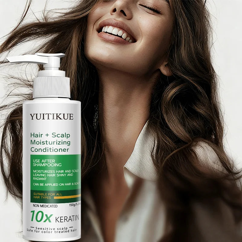YUITIKUE 10X Keratin Conditioner – Moisturize & Repair Dry Hair