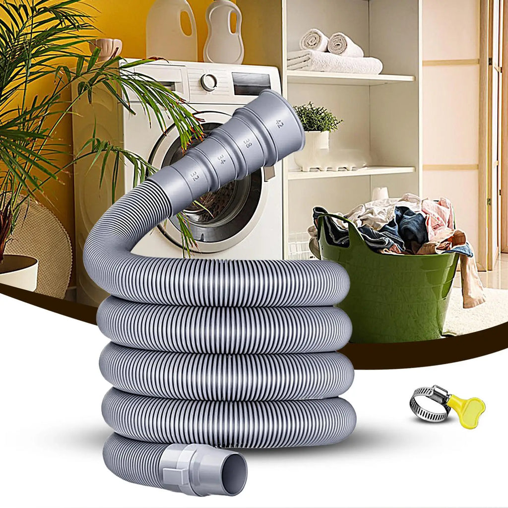 Foldable Caravan Sewer Plumbing Kit with Adjustable Adapter and Clamp Leak-Proof RV Hose Flexible drain hose for motorhomes Oasis Select