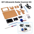 DC 5V Ultrasonic Radar Scanner Kit DIY with HXFB Graphical Programming for Arduino Coding Learning and Distance Detection Oasis Select A