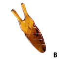 Resin Face Lifting Stone Guasha Scraping Facial Gouache Y-shaped Fork Massage Plate Nose Massage Trigger Point Nose Massager Oasis Select amber