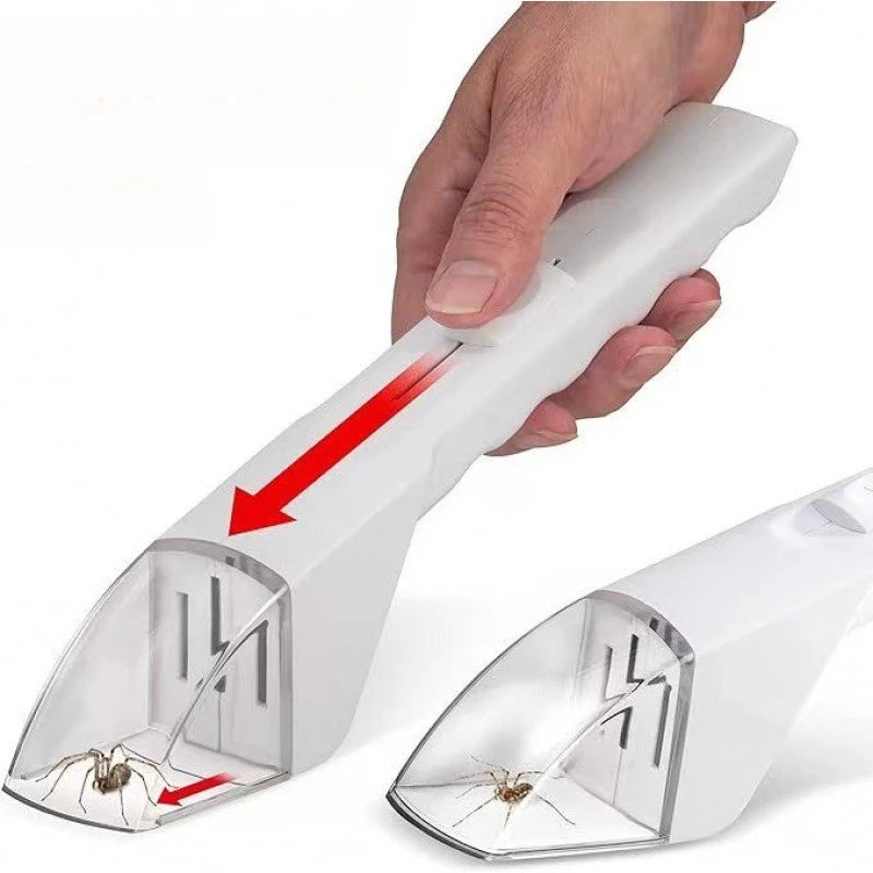 Portable Handheld Insect Catcher Transparent Push Type Insect Observer Contactless Bug Catcher Children's Insect Catching Tools Oasis Select