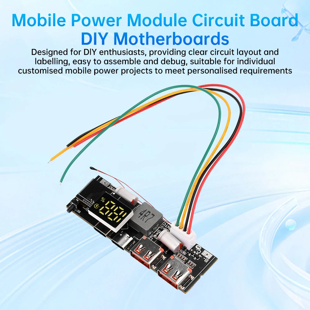 3S 4S 5S 65W 100W Power Bank Dual Type-C Bidirectional Super-Fast Charging Module Power Bank Circuit Board Oasis Select