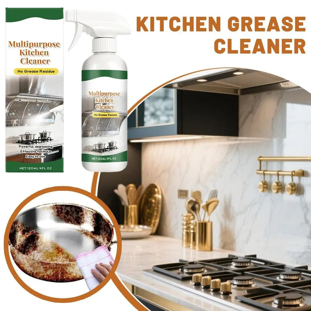 Heavy Oil Cleaner Kitchen Oil Stain Powerful Degreaser Oil Stains Remover Cleaning Grills Oven Home Cooktop Cleaning Spray Oasis Select