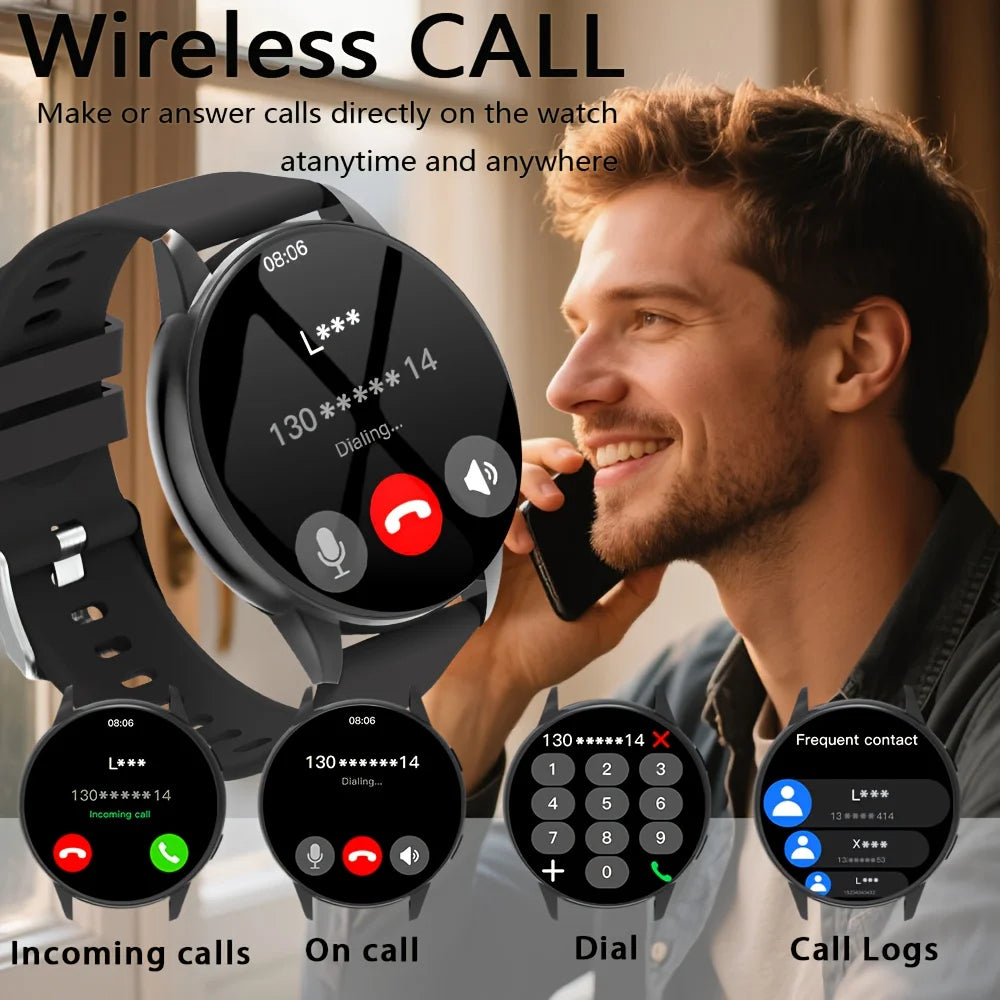 ERUN Smart Watch – Multi-Sport, Calls & Music Control