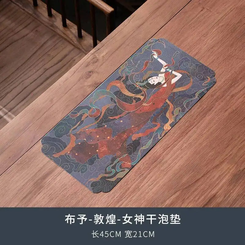 Dry Foam Mat Double-sided Tea Mat Tea Towel Tea Table Mat Teapot Mat Multi-use Tea Ceremony Oasis Select Dry Foam Mat 1