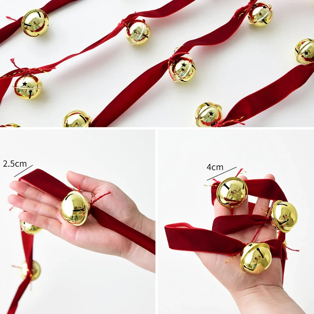 Christmas Celebration Bell String Festive String Elegant Design Lightweight And Easy To Install Multifunctional Use Oasis Select