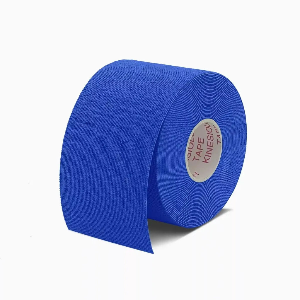 1pcs Sports Waterproof Kinesiology Tape Athletic Bandage Muscle Recovery Protector Strapping Pain Relief Tennis Gym Elastic Wrap Oasis Select Dark Blue 7.5CM